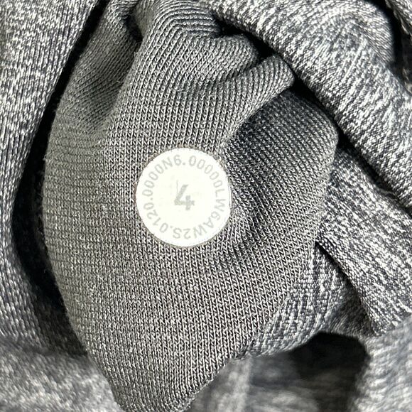 Lululemon Women's 4 Wunder Under Crop (High-Rise) Luxtreme 21" Heathered Black - Picture 4 of 6